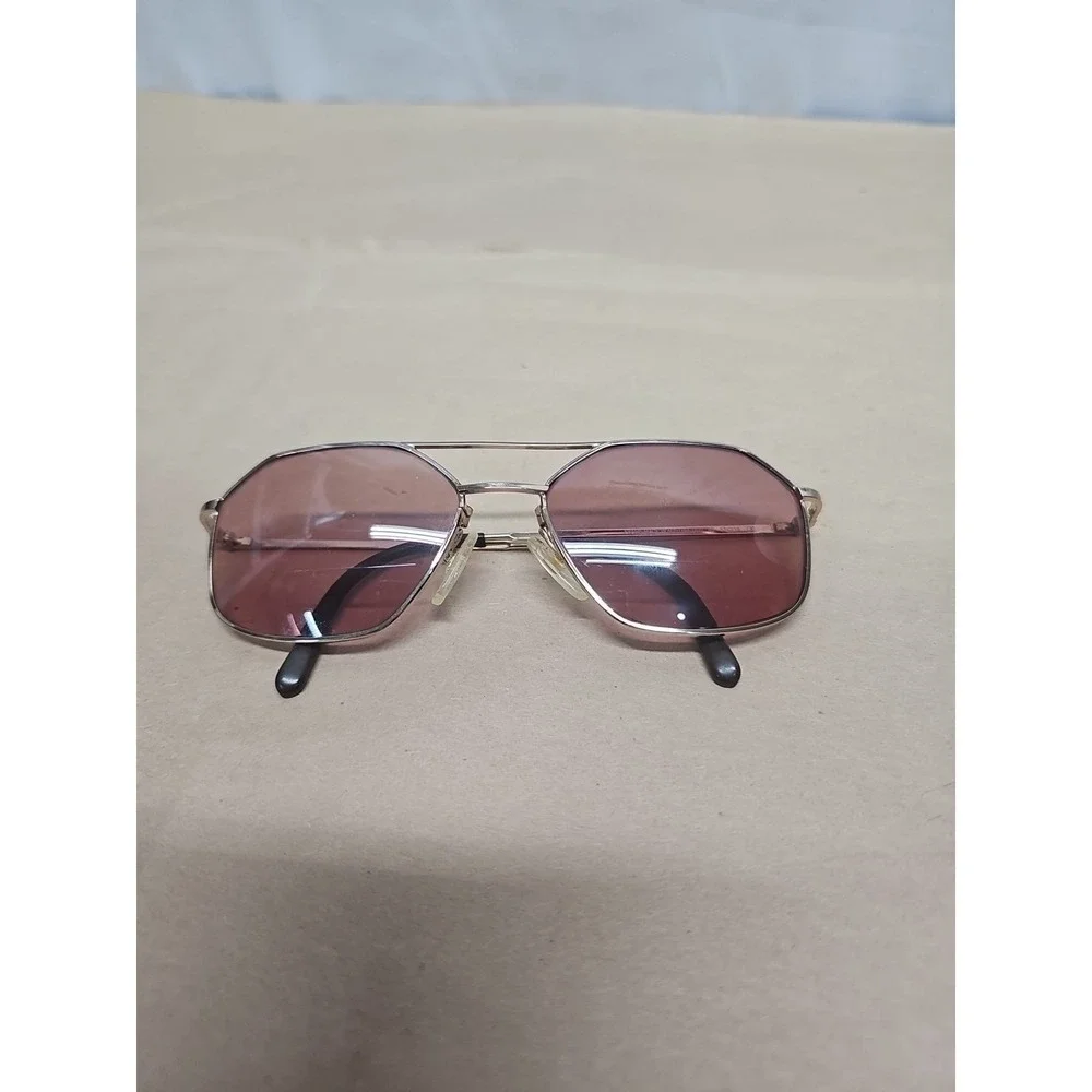 Viennaline Gold Vintage Prescription Casual‎ Glasses Frame 1980s Made in Austria